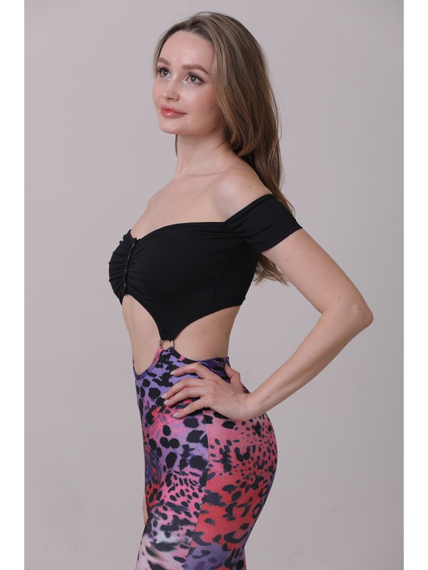 Lafitwear original European and American style women's crossover strappy bust one-piece jumpsuit with a stylish backless and sexy design