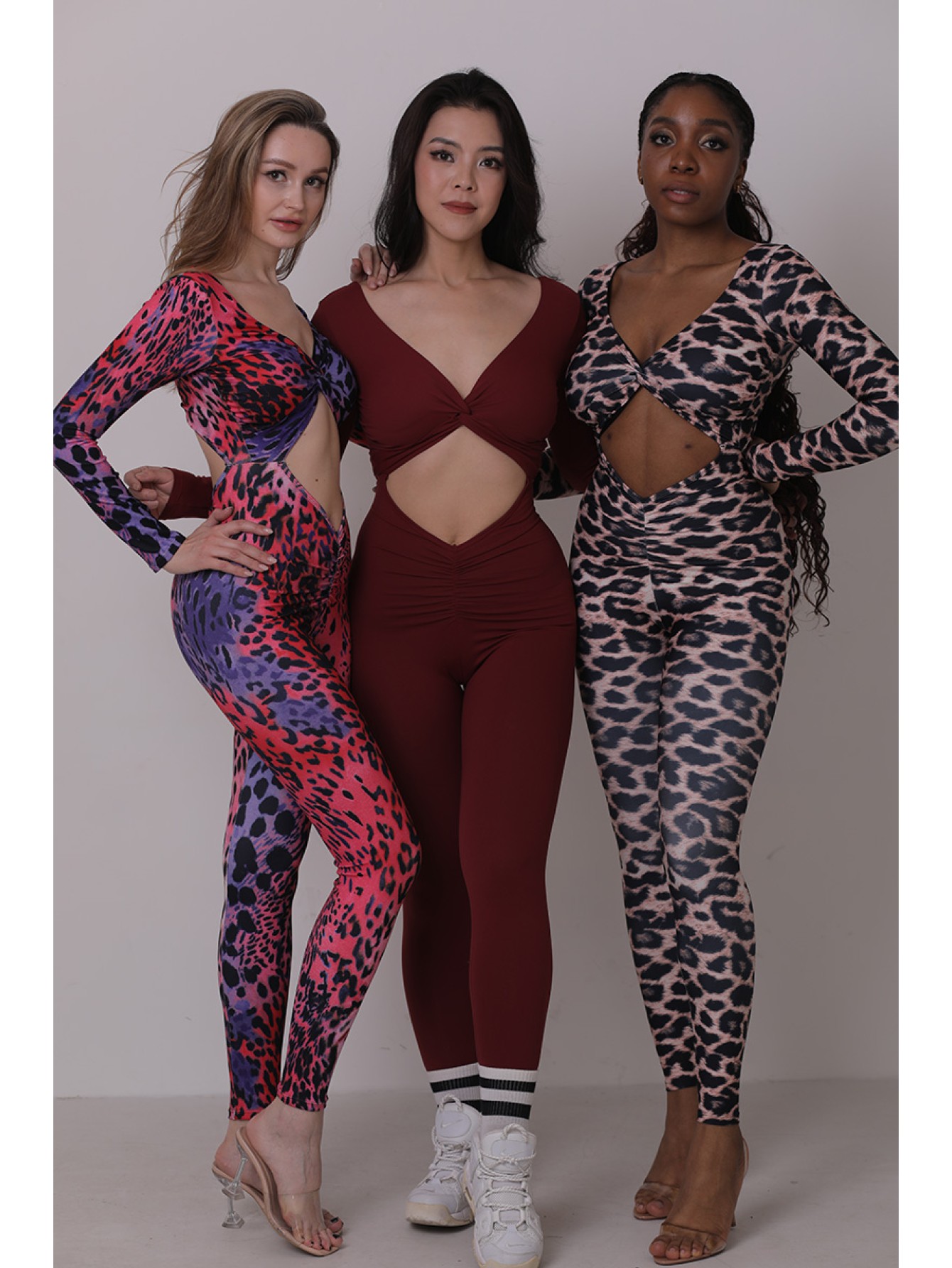 Off shoulder tie up jumpsuit 