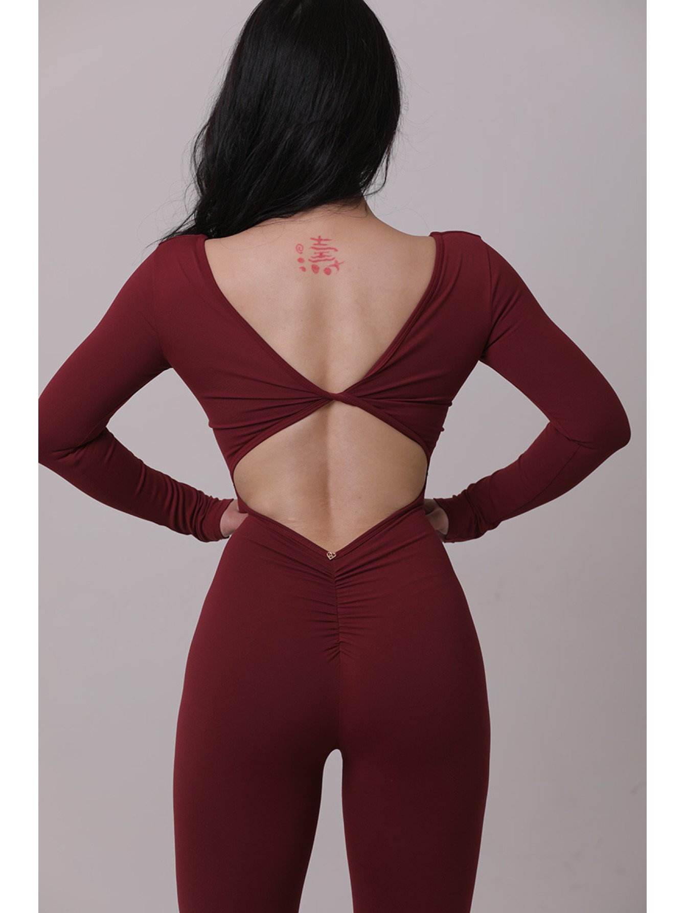 Off shoulder tie up jumpsuit 