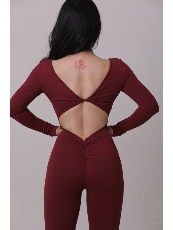Off shoulder tie up jumpsuit