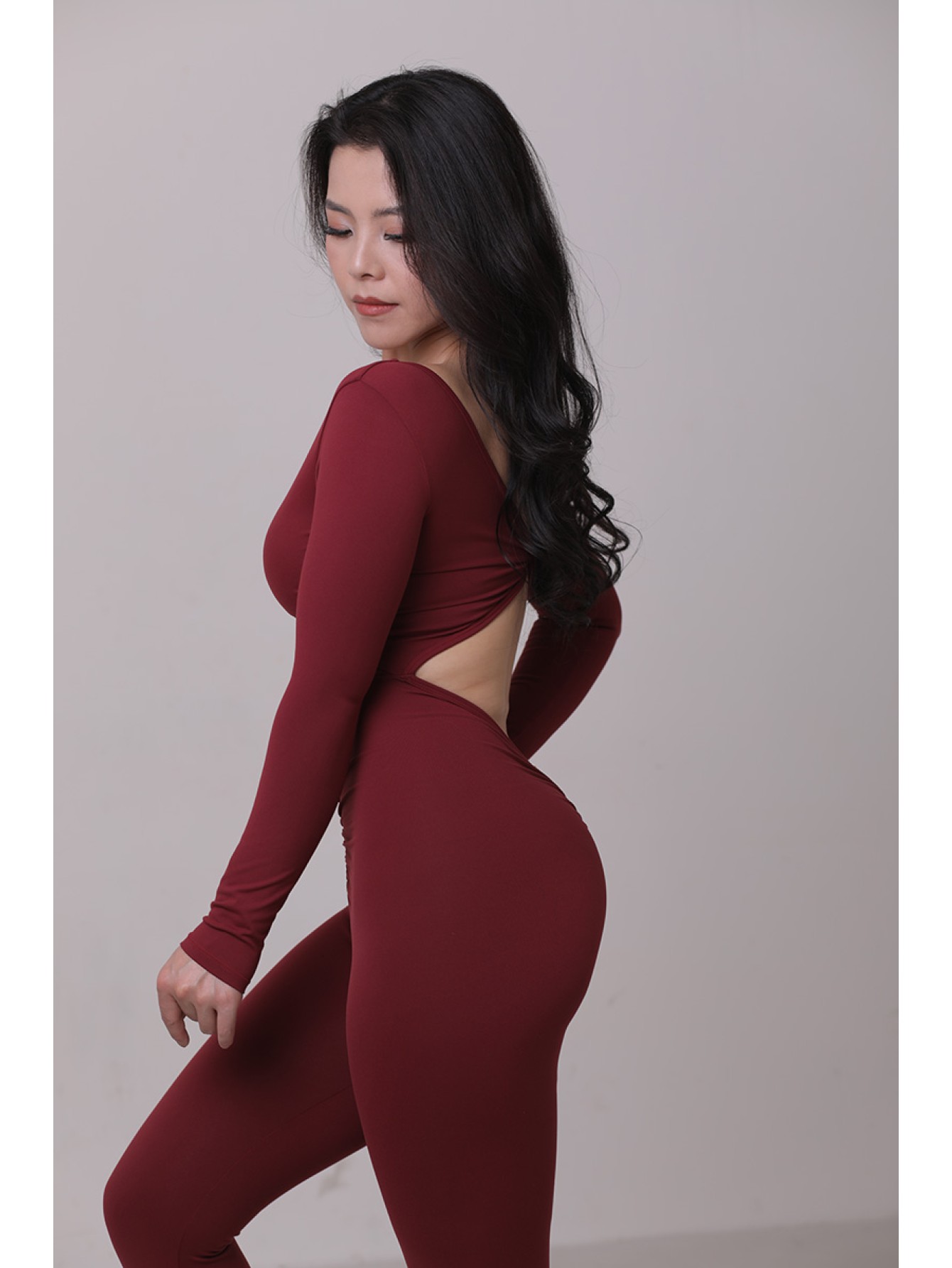 Off shoulder tie up jumpsuit 