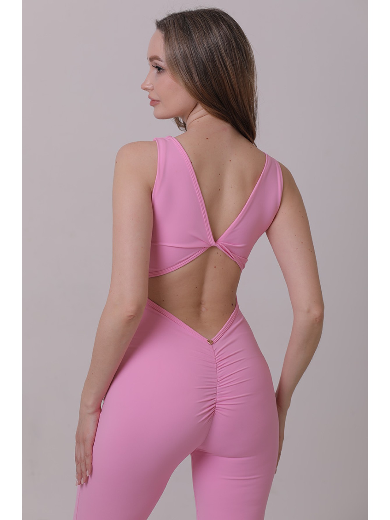 Twist sporty flare jumpsuit  